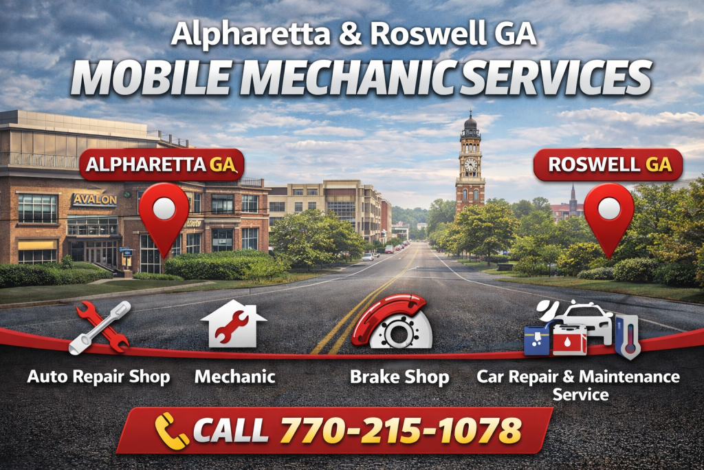Alpharetta and Roswell GA service area
